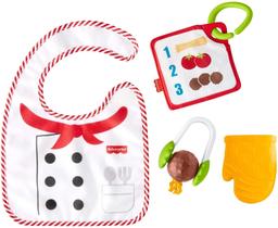 Brinquedos para bebês com tema de culinária, conjunto de presentes Fisher-Price Cutest Chef Brinquedos para bebês com tema de culinária, conjunto de presentes Fisher-Price Cutest Chef