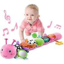Brinquedos para bebês LIGHTDESIRE Musical Caterpillar com design de régua Brinquedos para bebês LIGHTDESIRE Musical Caterpillar com design de régua