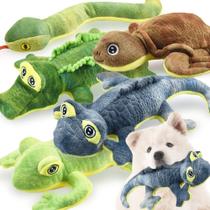 Brinquedos para cães LECHONG Stuffed Animal, pacote com 5, Tough Squeaky Woodland Brinquedos para cães LECHONG Stuffed Animal, pacote com 5, Tough Squeaky Woodland