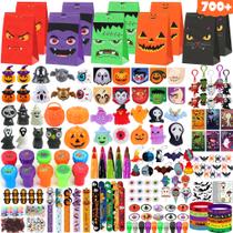 Brinquedos para festas de Halloween PLOUGVI 702PCS para crianças Brinquedos para festas de Halloween PLOUGVI 702PCS para crianças