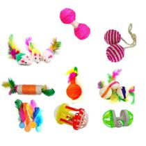 Brinquedos Para Gato - Kit 9 Itens - Nicapet