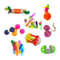 Brinquedos Para Gato - Kit Com 8 Itens.