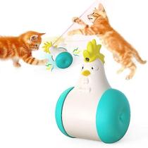 Brinquedos para gatos elétrica multifuncional com som tumbler brinquedos laser tease para gato movimento automático verde