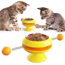 Brinquedos Para Gatos Interativo Giratório Catnip Bolinha Pet parede Chão a brincadeira mais divertida