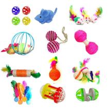Brinquedos Para Gatos Kit Com 12 Itens.