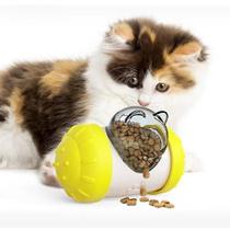 Brinquedos para gatos multiuso gatinho suprimentos para gatos urso de balanço brinquedo de vazamento de comida brinquedos para cães acessórios para animais de estimação alimentos amarelo