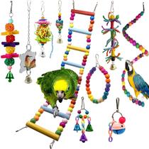 Brinquedos para Pássaros com 10 unidades Shantu - EBaokuup