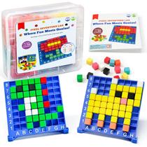 Brinquedos Pixel Craft Art STEM, individuais, com 320 peças para maiores de 5 anos Brinquedos Pixel Craft Art STEM, individuais, com 320 peças para maiores de 5 anos