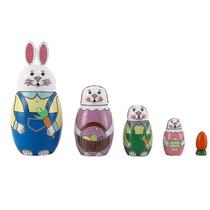 Brinquedos portáteis de boneca de madeira Matryoshka para cr Brinquedos portáteis de boneca de madeira Matryoshka para cr