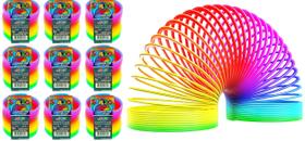 Brinquedos Rainbow Spring JA-RU Big para crianças (pacote com 9) de plástico