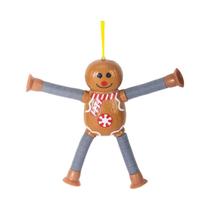 Brinquedos Retráteis De Papai Noel, Boneco De Neve, Rena E Homem De Gengibre Para Decoração De