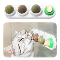 Brinquedos rotativos para lamber Catnip Ball Toy AAPAH para gatos Brinquedos rotativos para lamber Catnip Ball Toy AAPAH para gatos