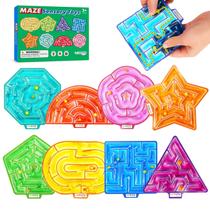 Brinquedos sensoriais Fidget LESONG, pacote com 8 unidades, cheios de gel, Maze Squeeze Kids Brinquedos sensoriais Fidget LESONG, pacote com 8 unidades, cheios de gel, Maze Squeeze Kids