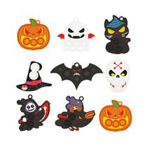 Brinquedos Sensoriais Mini Fidget De Halloween 6 Peças: Pop It De Silicone Para Aliviar O Estresse