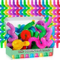 Brinquedos sensoriais Pop Tubes BUNMO Poppin Pipes para crianças de 3 a mais de 30 anos