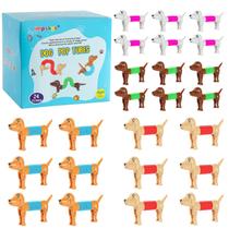 Brinquedos sensoriais Pop Tubes Toy Dog Robot Dog Fidget para crianças