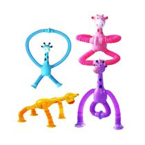 Brinquedos sensoriais Pop Tubes Velobiz Robotics Fidget 4 unidades