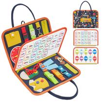 Brinquedos sensoriais Toddler Busy Board Freebear Busy Board de 1 a 4 anos