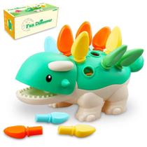 Brinquedos sensoriais Yeahbof Dinosaur Fine Motor Skills 6-24 meses