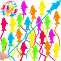 Brinquedos Sticky Shark HLARTNET para crianças, 25 peças com tema oceânico Brinquedos Sticky Shark HLARTNET para crianças, 25 peças com tema oceânico