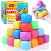 Brinquedos Stress Cube DIYDEC 24 unidades de bolas de estresse de ascensão lenta