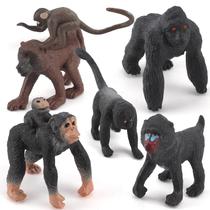 Brinquedos Toy Fantarea Wild Life Jungle Animal Model, 6 unidades