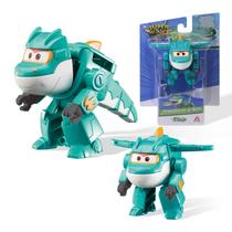 Brinquedos transformáveis Super Wings Tino Robot 2 em 1 para crianças a partir de 3 anos