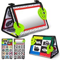 Brinquedos Tummy Time Baby Mirror Toys com mordedores de 0 a 6 meses Brinquedos Tummy Time Baby Mirror Toys com mordedores de 0 a 6 meses