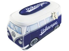 BRISA VW Collection - Volkswagen Samba Bus T1 Camper Van 3D Neoprene Small Universal Bag - Maquiagem, Viagem, Bolsa Cosmética (Neoprene/Classic/Blue)