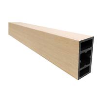 Brise Ripado Divisória para Área Externa WPC Maple 10cm de Largura 2,90 metros