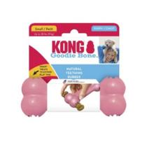 Brnquedo kong goodie bone puppy rosa pequeno