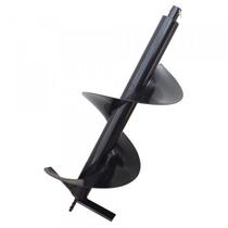 Broca 80x30cm com Pino Trava Para Perfurador de Solo Carbon Fak