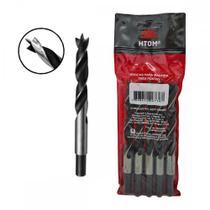 Broca Aco Carbono 3 Ponta Htom 14Mm . / Kit C/ 5 Unidades