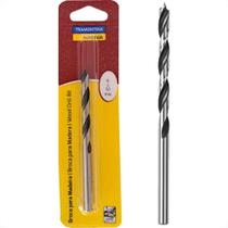 Broca Aco Carbono Madeira Tramontina 3 Pontas 6Mm - 43143/106 Broca Aco Carbono Madeira Tramontina 3 Pontas 6Mm - 43143/106