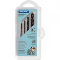 Broca Aco Carbono Tramontina 4/5/6/8Mm 4P