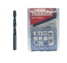 Broca Aço/Metal Makita HSS-R 10 Peças 6MM D-38663 Broca Aço/Metal Makita HSS-R 10 Peças 6MM D-38663