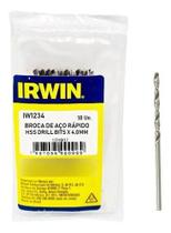 Broca aço rapido 4.00mm irwin