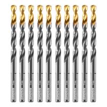 Broca Aço Rápido 5mm 10pcs Profissional Metal Gross