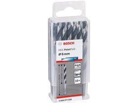 Broca Aço Rapido Bosch 6mm 10 Peças Broca Aço Rapido Bosch 6mm 10 Peças