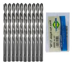 Broca Aco Rápido Brasfort 1/16 - 7494 - Kit C/10 Peças