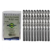 Broca Aco Rapido Brasfort 9/32'' - 7508 . / Kit C/ 10 Peças