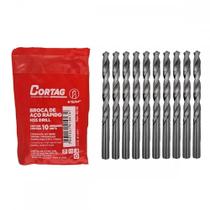 Broca Aco Rapido Cortag 13/64'' - 61947 - Kit C/10 Pecas Broca Aco Rapido Cortag 13/64'' - 61947 - Kit C/10 Pecas