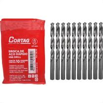 Broca Aco Rapido Cortag 5,0Mm - 61919 - Kit C/10 Pecas Broca Aco Rapido Cortag 5,0Mm - 61919 - Kit C/10 Pecas