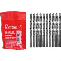 Broca Aco Rapido Cortag (I) 3/16'' - 61946 - Kit C/10 Pecas Broca Aco Rapido Cortag (I) 3/16'' - 61946 - Kit C/10 Pecas