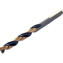 Broca Aço Rápido Hss A321 10 Mm Dormer Haste 3 Faces Planas Óxido Bronze 135 Afiação Cruz Broca Aço Rápido Hss A321 10 Mm Dormer Haste 3 Faces Planas Óxido Bronze 135 Afiação Cruz