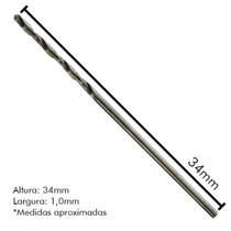 Broca Aco Rapido Irwin 1,0Mm - Kit C/10 Unidades Broca Aco Rapido Irwin 1,0Mm - Kit C/10 Unidades
