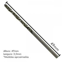 Broca Aco Rapido Irwin 2,0Mm - Kit C/10 Unidades Broca Aco Rapido Irwin 2,0Mm - Kit C/10 Unidades