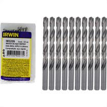 Broca Aco Rapido Irwin 3,5 Mm - Kit C/10 Pecas