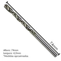 Broca Aco Rapido Irwin 4,0Mm - Kit C/10 Unidades Broca Aco Rapido Irwin 4,0Mm - Kit C/10 Unidades