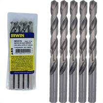 Broca Aco Rapido Irwin 7,5 Mm - Kit C/5 Pecas